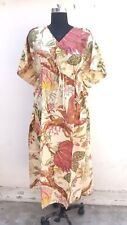 Kaftan Floral Marron Indien