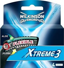 WILKINSON Sword XTREME3 Pack 4 lames Recharges de rasoir Lot XTREME 3 Xtrem NEW