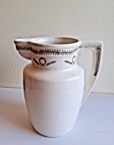 Broc toilette 1920 faïence - broc,