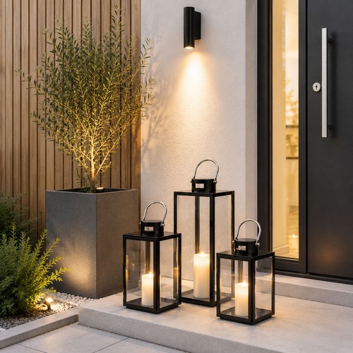 Lot lanternes de jardin - 3,