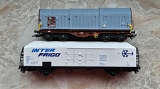 Lot 2 Wagons Roco Rivarossi Ho