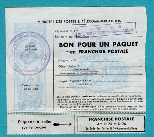 Bon pour paquet - bon,