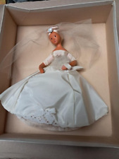 Poupée Peynet vintage année 60 dans sa boite Jeune mariée