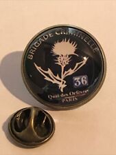 GROS PIN'S 2cm ASPECT BRONZE Fantaisie Brigade Criminelle Police 36