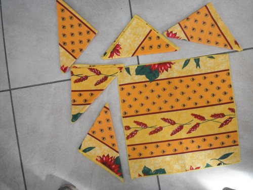 Nappe rectangle tournesols - nappe,