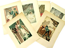 Curiosa. Lot de 6 Eaux-fortes