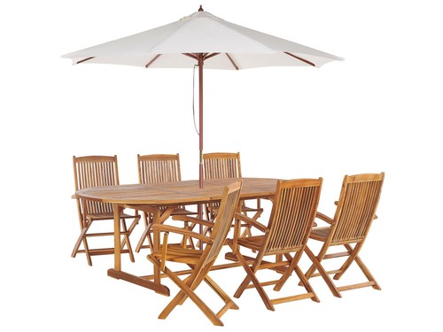 Ensemble table jardin 6 - de, et