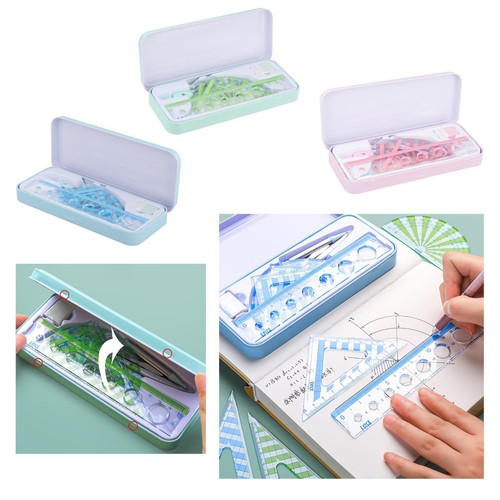 7pcs règle dessin de - 7pcs,