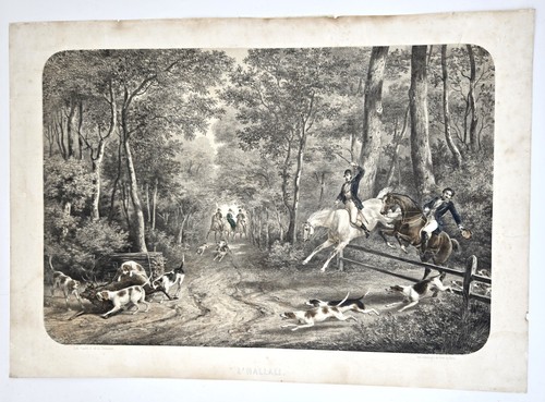 Grande lithographie couleur