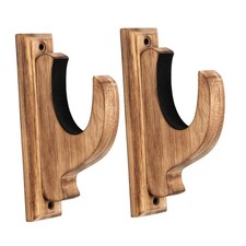 Lot de 2 supports muraux pour épées en bois pour salon et garage