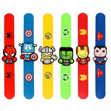 6PCS Silicone Slap Bracelet à