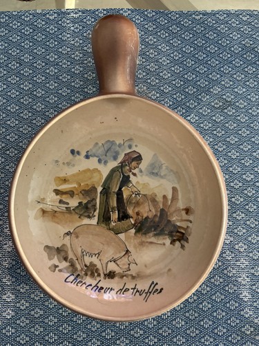 Poêlon céramique vintage - poêlon,
