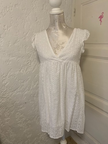 Robe blanche taille comme - robe,