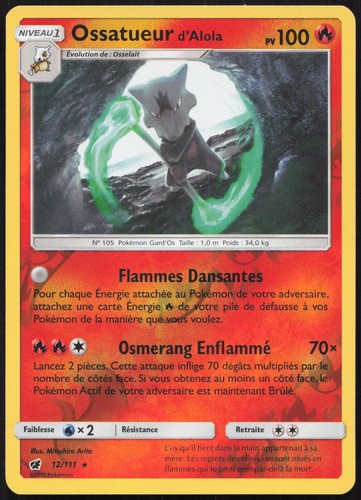 Carte pokémon ossatueur - carte,