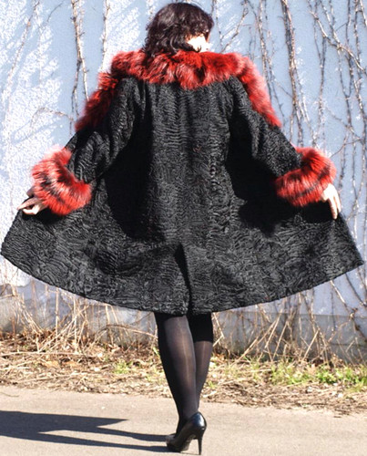 Manteau fourrure persan - manteau, en