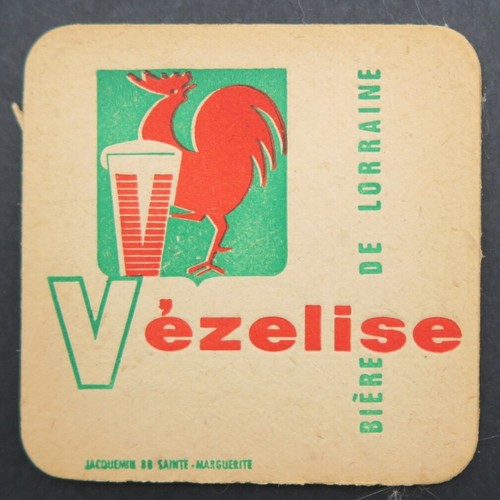 Sous bock bière vezelise - biÈre,