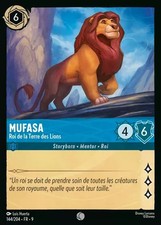Carte Lorcana TCG - Chapitre 9 - Mufasa 144/204 neuve Fr