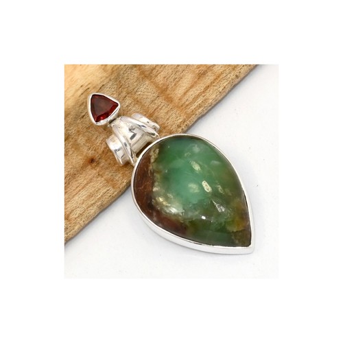 Pendentif chrysoprase boulder - pendentif,