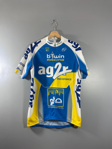 Maillot vélo vintage ag2r - vélo,
