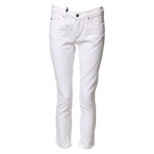 40BLUES Jean Coton Blanc Mi