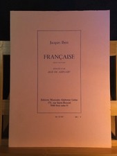 Jacques Ibert Française partition pour guitare éditions Leduc