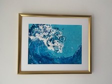 Peinture abstraite marine