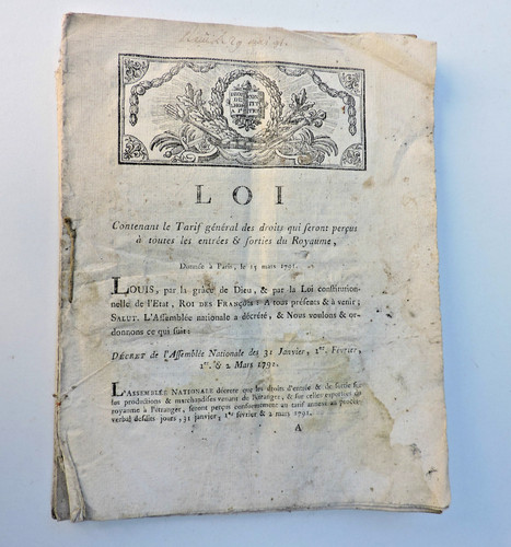 Loi contenant tarif - contenant, le