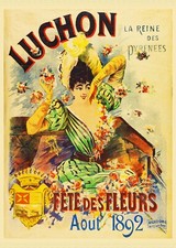 FêTE LUCHON  FLEURS 1892
