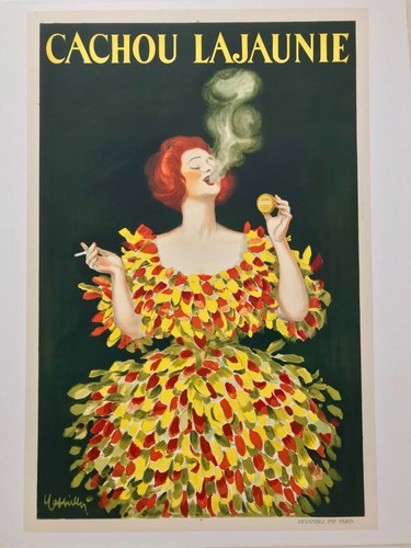 Affiche ancienne cachou - affiche,