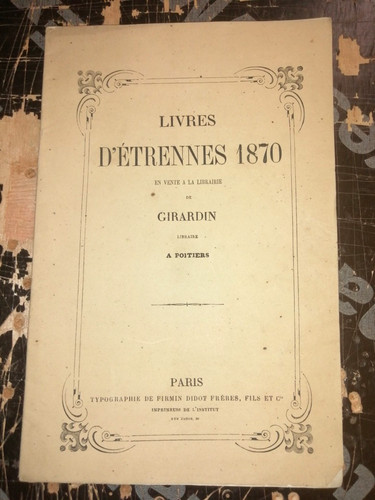 Catalogue livres etrennes - livres, d'etrennes
