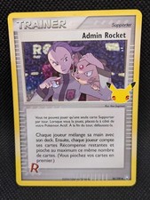 Carte Pokemon ADMIN ROCKET - Holo Célébrations 25 ans FR - 86/109 - Neuf