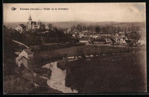 Cpa fursac creuse vallée de - cpa,