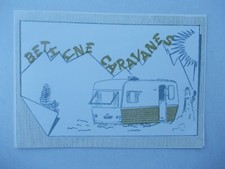 Carte de Voeux Béthune Caravanes 1972 Vivez Relax Sterckeman Fouquieres Bruay !