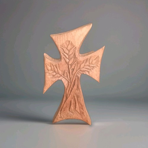 Croix sculptée signée - croix,