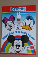 Catalogue jouets d été et de toute l année Berchet 1985