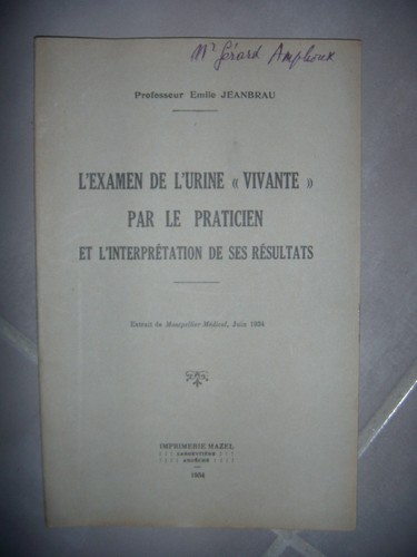 Urologie examen l urine - examen, l'urine