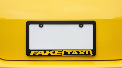 Fake taxi black - black, metal