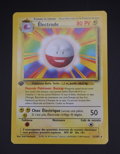 Carte pokemon 102 electrode - 21-102,