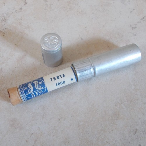 Ancien tube boite métal - tube,