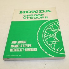 MANUEL REVUE TECHNIQUE D ATELIER HONDA VF 500 F F2 1985-> shop manual VF II