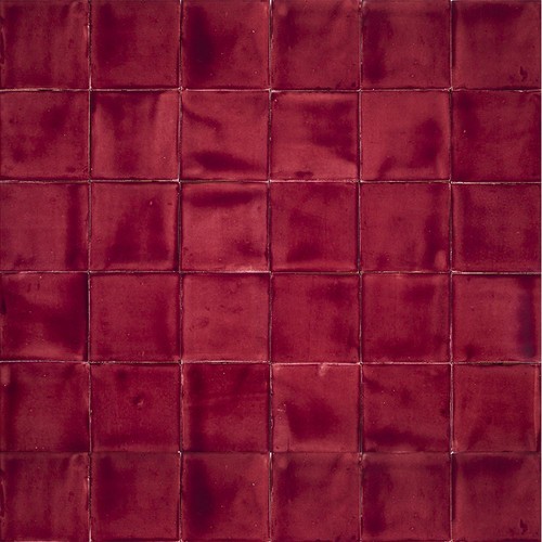 Talavera unicolore rouge