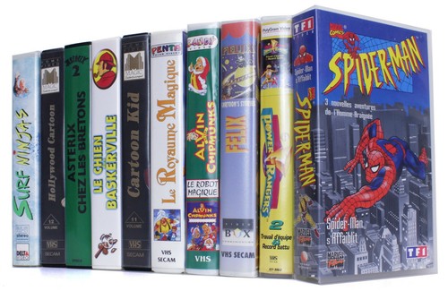 Lot cassettes vidéo vhs - lot,