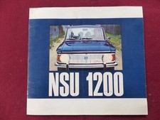Catalogue prospectus auto : NSU 1200