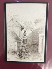 Dessin à l’encre «La