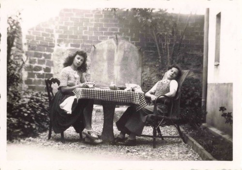 Ancienne photographie 1940 duo - photographie,