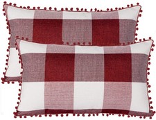 Housse de Coussin Carreaux