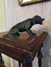 Statuette Chien en Bronze