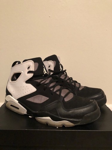 Black white jordan flight - &,