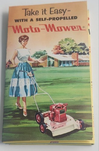 1950s moto mower foldout - 1950s, moto-mower