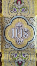 Orfroi de chasuble doré et brodé - Chasuble-Messe-Prêtre